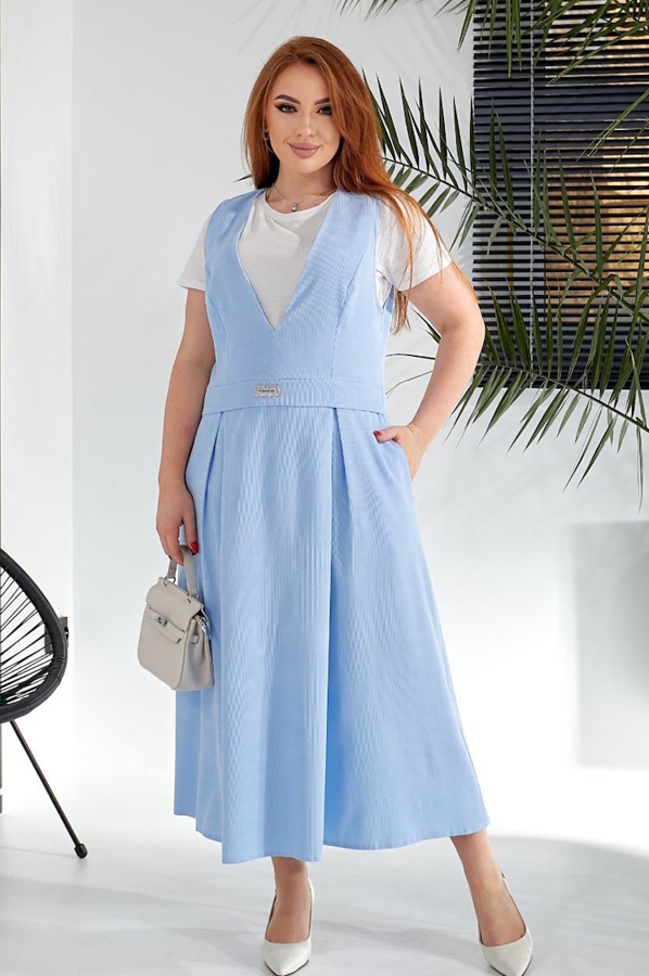 Сарафан "Генрі" голубий