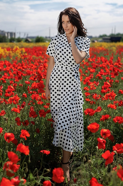 Плаття "Мікі" біле