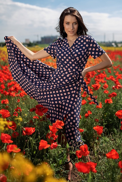 Плаття "Мікі" синє