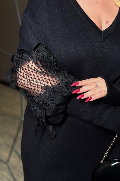 Плаття з ангори "Селена" чорне