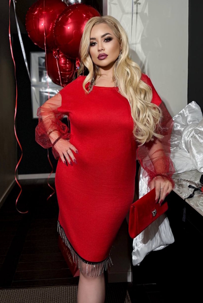 Плаття "Вікторі" червоне