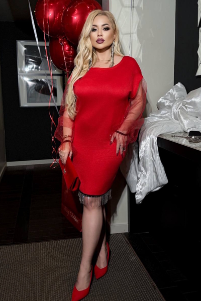 Плаття "Вікторі" червоне