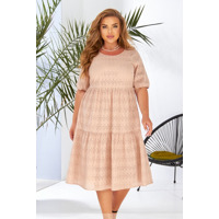 Плаття з прошви "Леонія" бежеве
