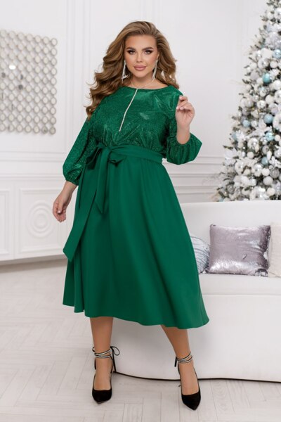 Вечірнє плаття "Барбері" зелене