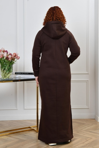 Тепле плаття "Сандра" шоколад