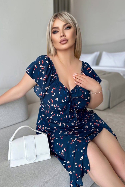 Плаття "Дайнеріс" синє