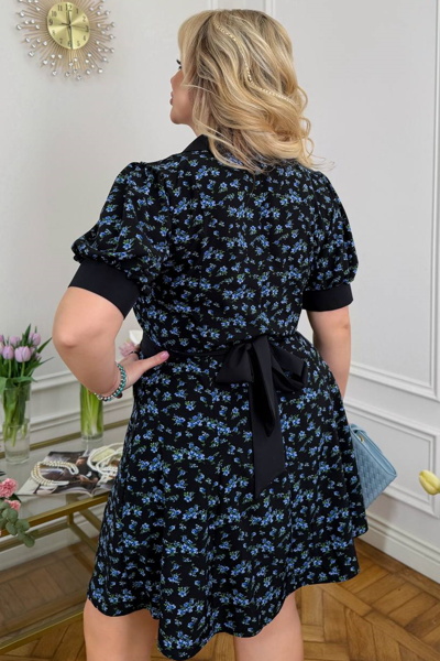 Плаття "Фрезія" синє