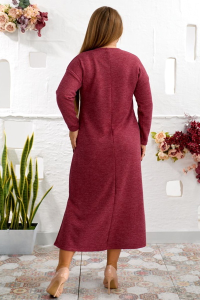 Плаття з ангори "Річі" бордо