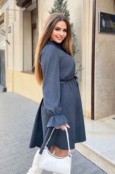 Плаття "Холлі" графіт