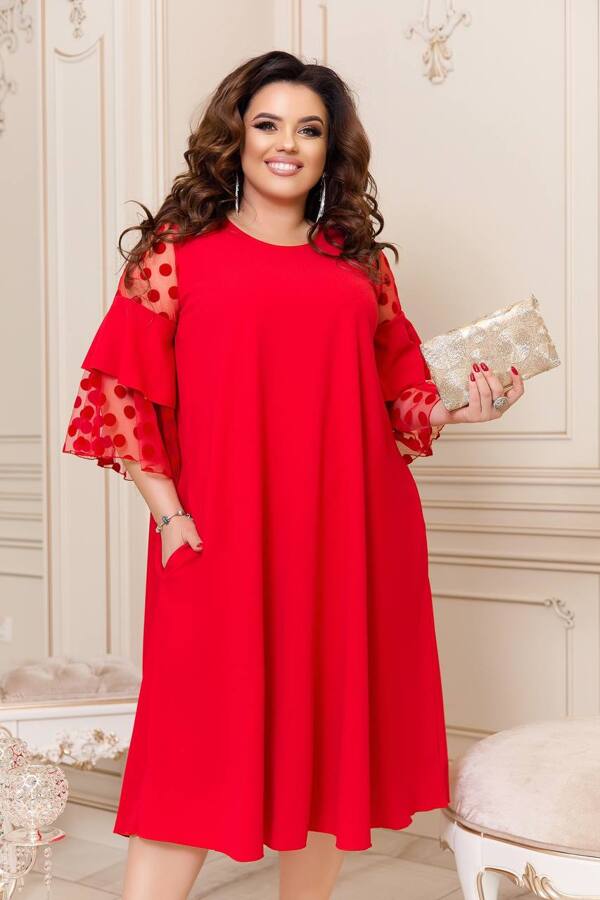 Плаття "Камалія" червоне