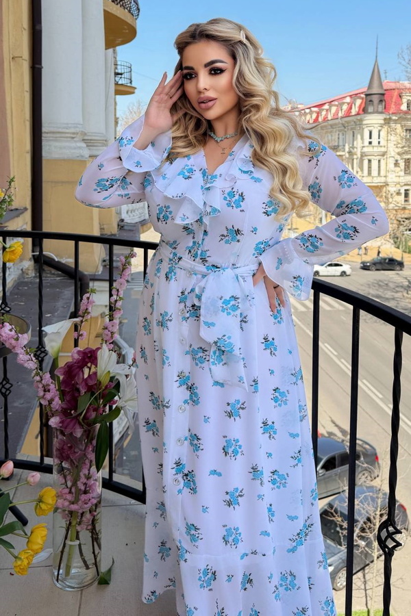 Плаття "Кетрін" голубе