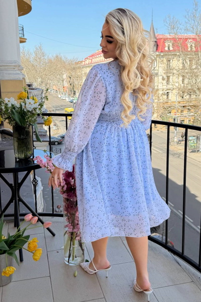 Плаття "Жаміна" голубе
