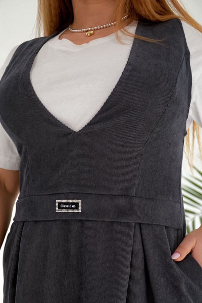 Сарафан "Генрі" графіт