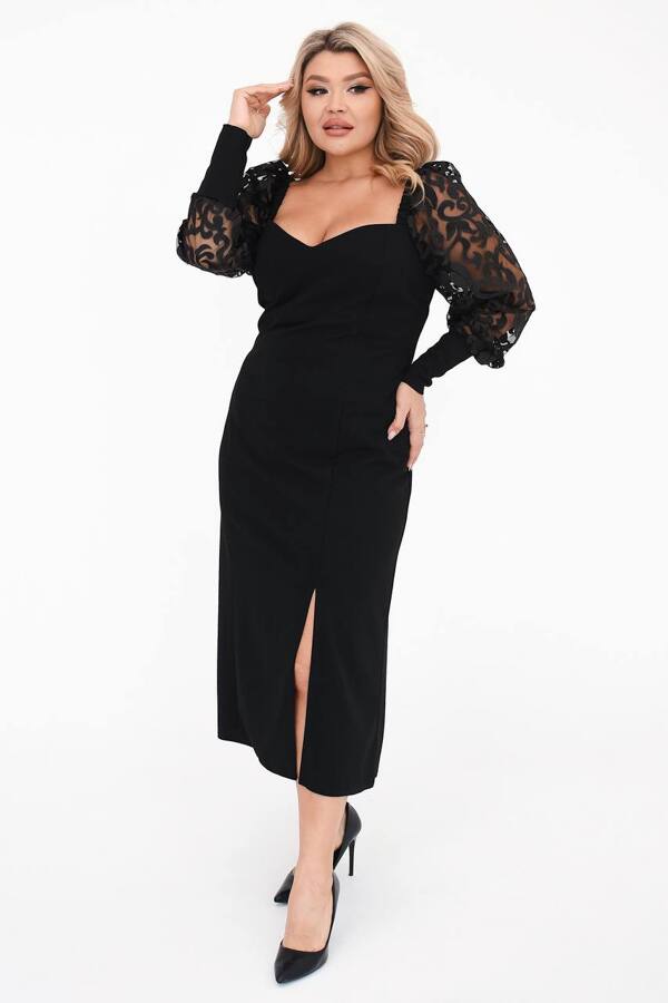 Плаття "Калафель" чорне Плаття "Калафель" чорне