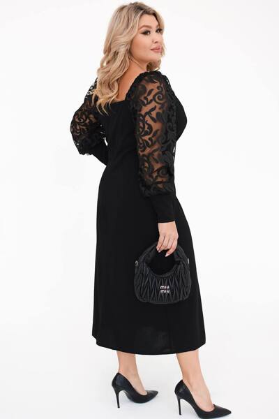 Плаття "Калафель" чорне Плаття "Калафель" чорне