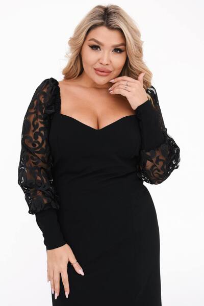 Плаття "Калафель" чорне Плаття "Калафель" чорне