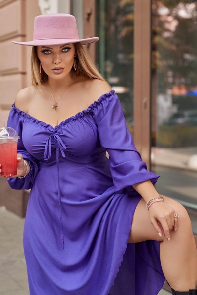 Плаття "Ловелі" фіолетове