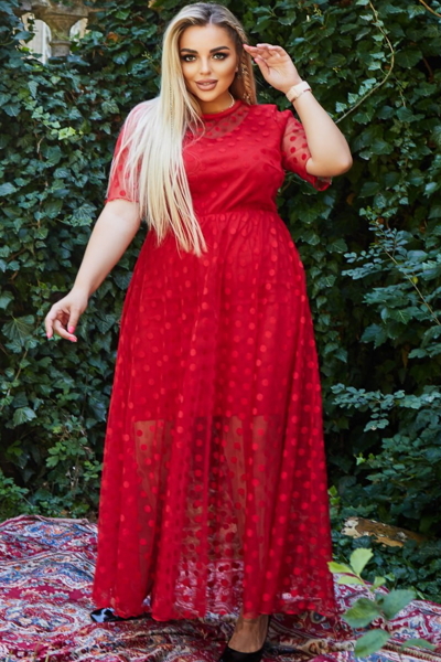 Плаття "Сігрід" червоне