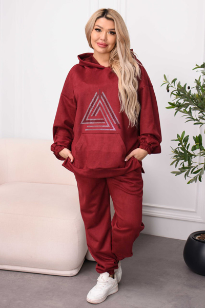 Костюм "Бриз" бордовий