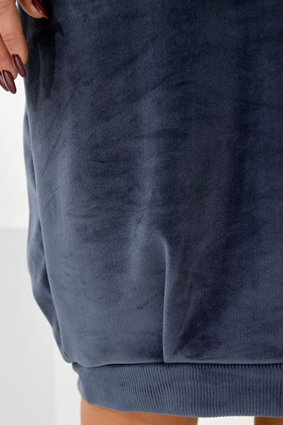 Велюрове плаття "Піано" джинс