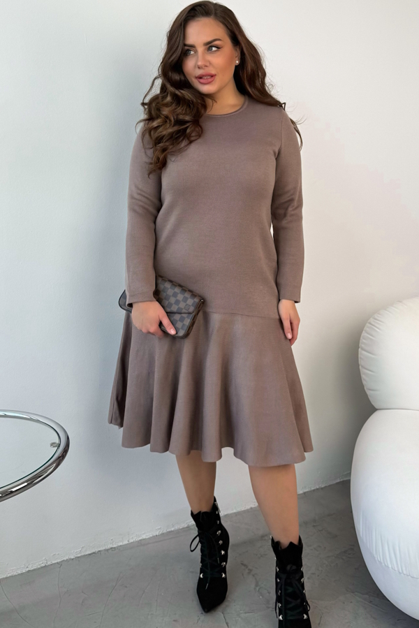 В'язане плаття "Лінет" мокко