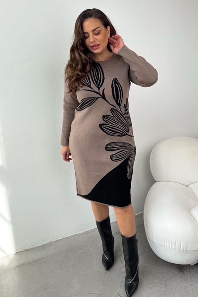 В'язане плаття "Авріл" мокко