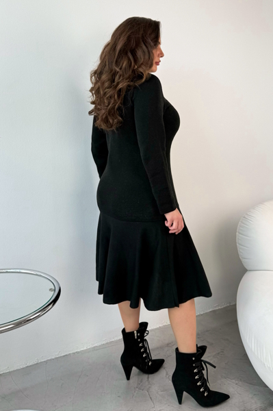 В'язане плаття "Мері" чорне