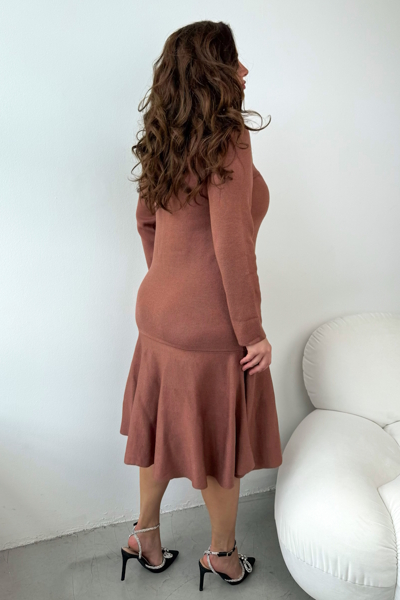 В'язане плаття "Мері" карамель