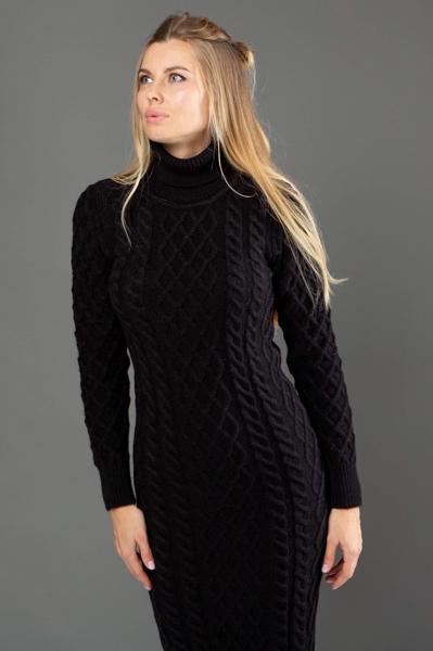 В'язане плаття "Злата" чорне