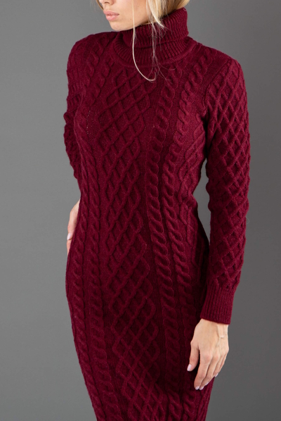 В'язане плаття "Злата" марсала