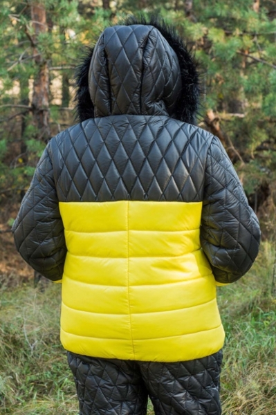 Зимова куртка великих розмірів "Мінесота" жовта