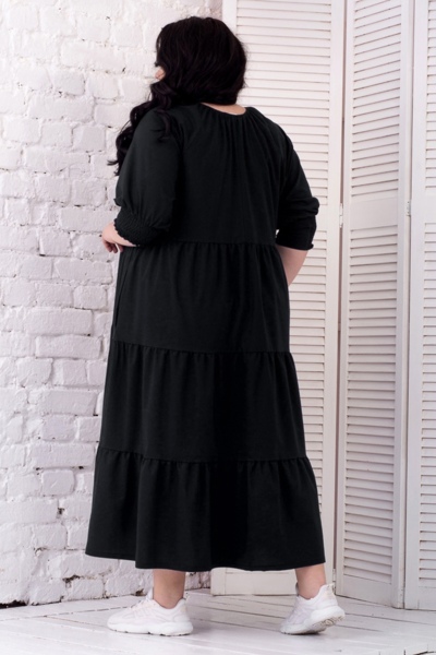 Плаття великих розмірів "Санні" чорне