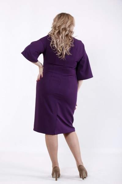 Плаття великих розмірів "Авантюра" фіолетове
