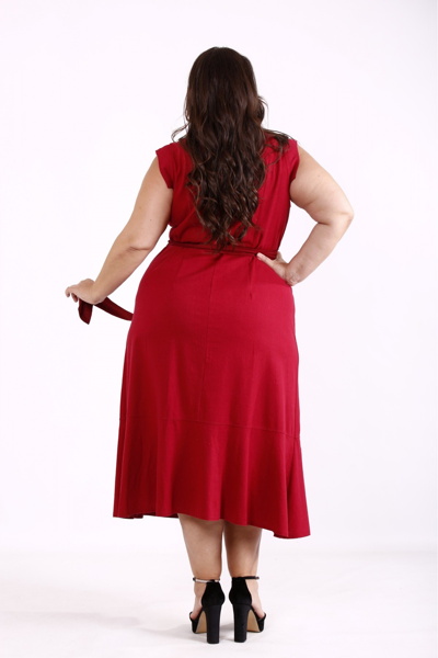 Плаття великих розмірів "Беріл" бордо