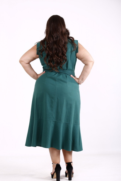 Плаття великих розмірів "Беріл" зелене