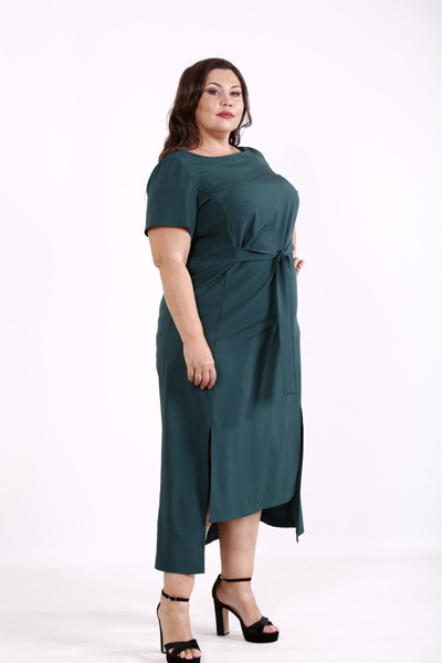 Плаття великих розмірів "Маріанна" зелене