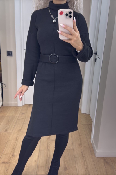 Тепле плаття "Розалія" чорне