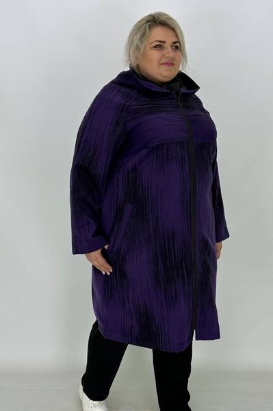 Демисезонне пальто "Хіт" фіолетове