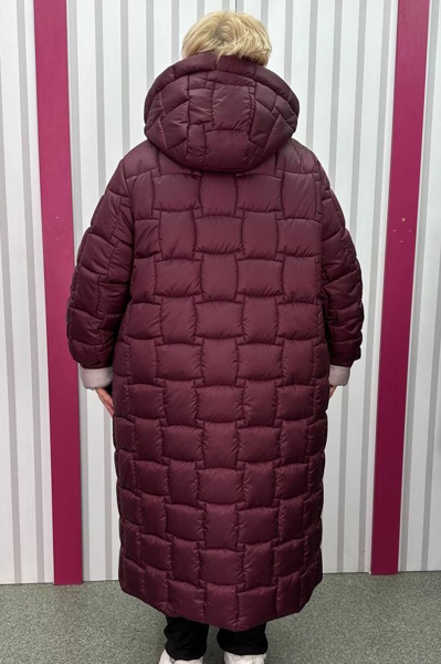 Зимове пальто "Паралель" бордо