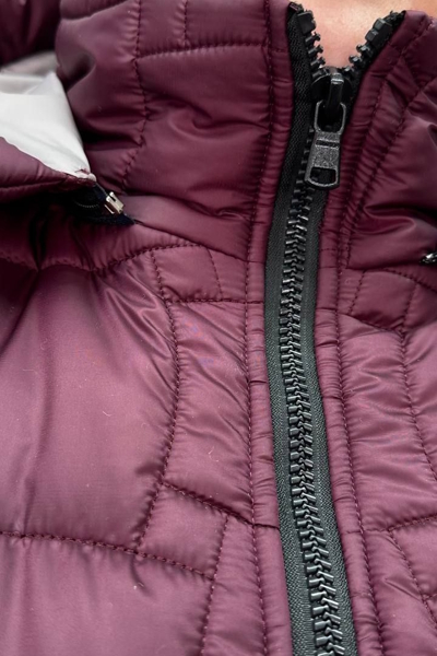 Зимове пальто "Паралель" бордо