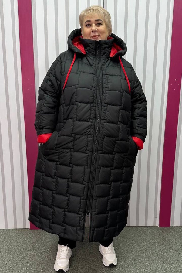 Зимове пальто "Паралель" чорне