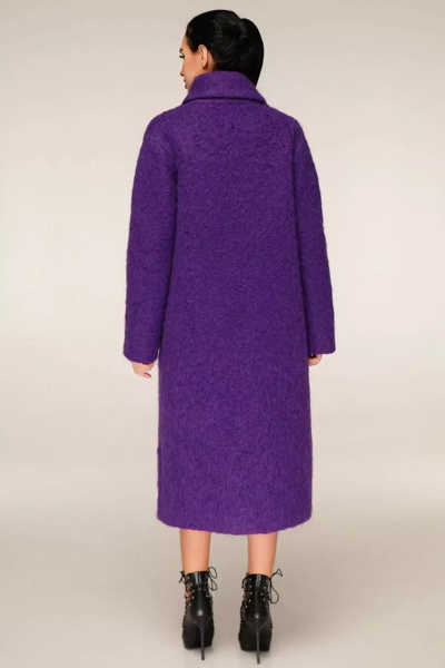 Демісезонне пальто "Анемона" фіолетове
