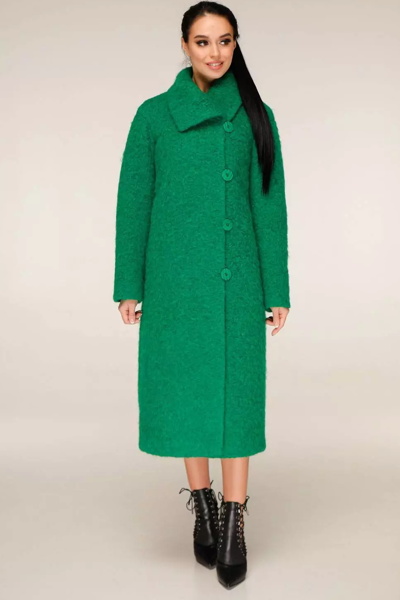 Демісезонне пальто "Анемона" зелене