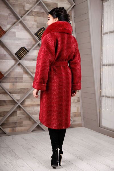 Зимове пальто "Бейрут" червоне