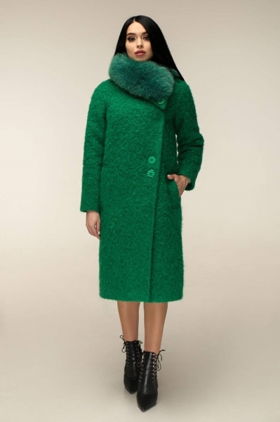 Зимове пальто "Левіта" зелене