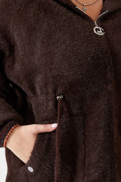 Куртка з альпаки "Аватар" шоколад