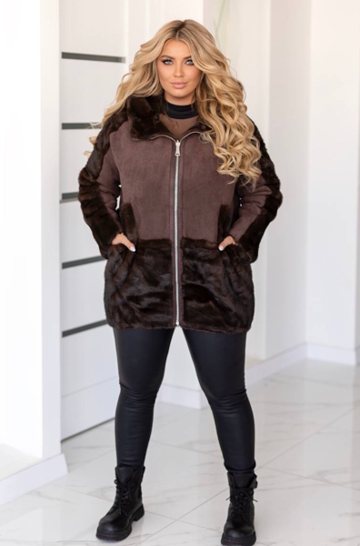 Шуба "Неллі" шоколад