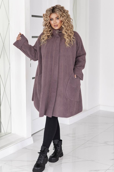 Пальто з альпаки "Монсерат" фрез