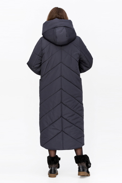 Зимова куртка великих розмірів "Менфіс" чорна