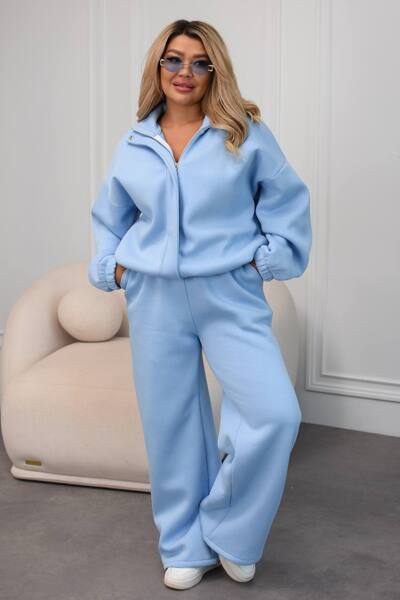 Теплий костюм "Даніела" блакитний